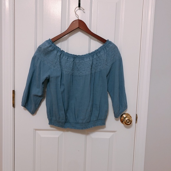 Aerie off-the-shoulder Blouse - Picture 4 of 4